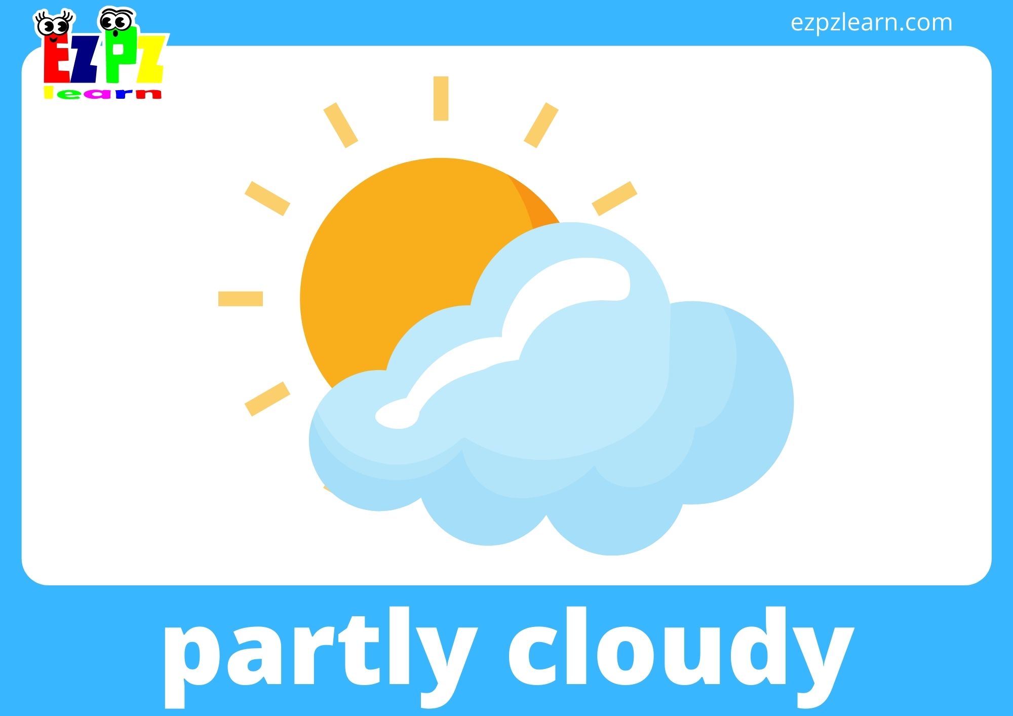 partly cloudy